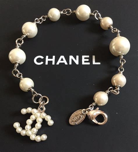 chanel bracelet silver|chanel charm bracelet price.